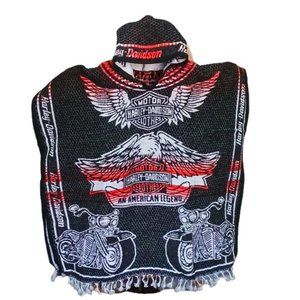 Harley Davidson Mexican Poncho - Ride in Style with Authentic Heritage